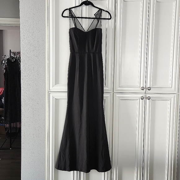 NWT JS COLLECTIONS - Illusion Cut-Out Ball Gown - Picture 5 of 10